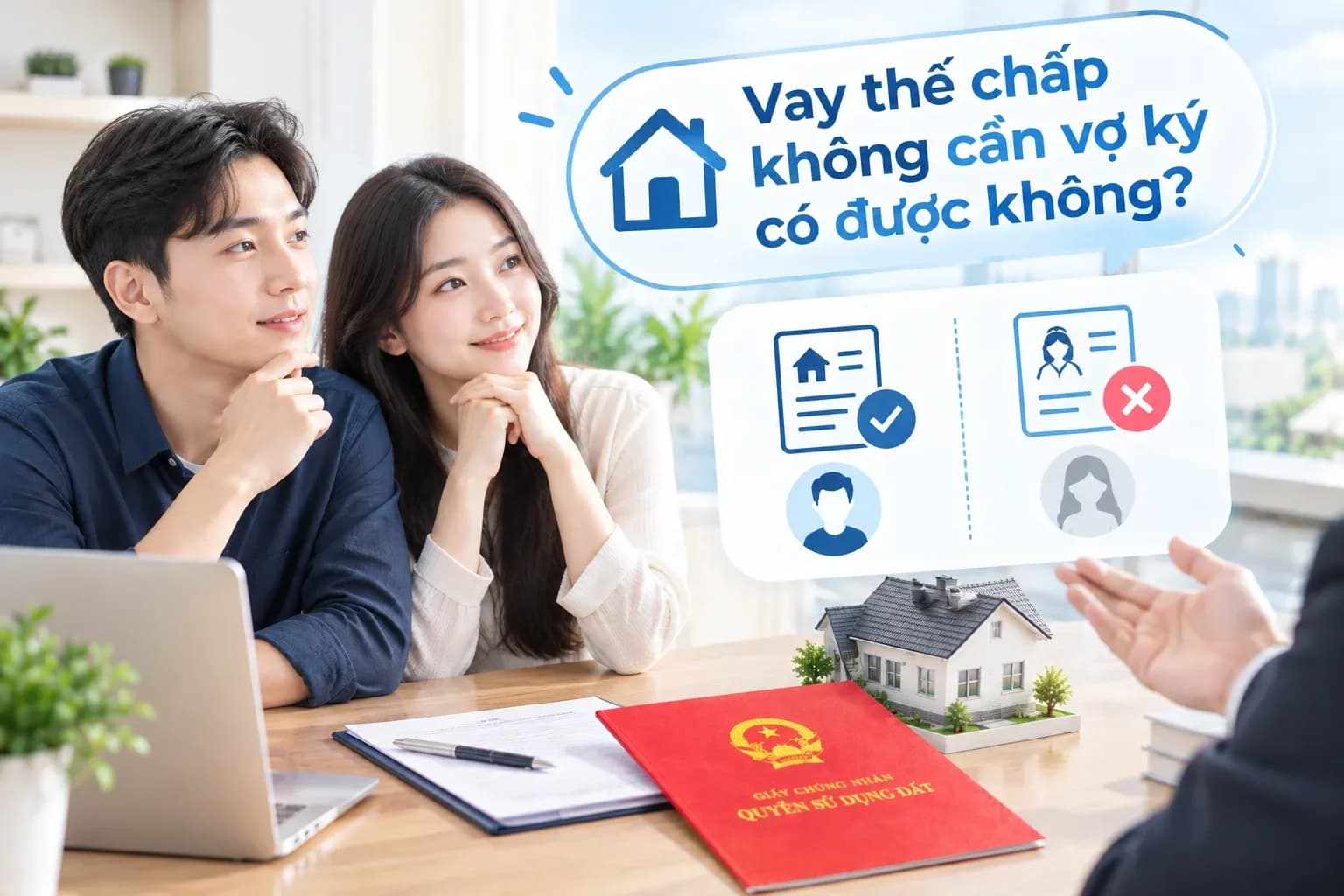 Vay thế chấp không cần vợ ký có được không? | Trường Tín