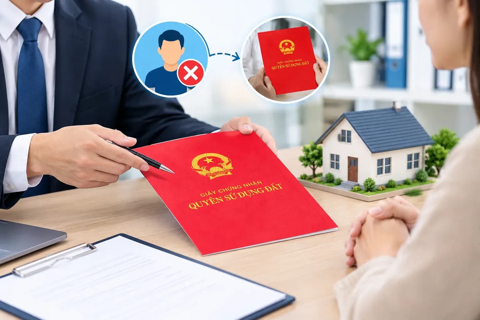 Vay thế chấp sổ đỏ không chính chủ: Điều kiện, thủ tục