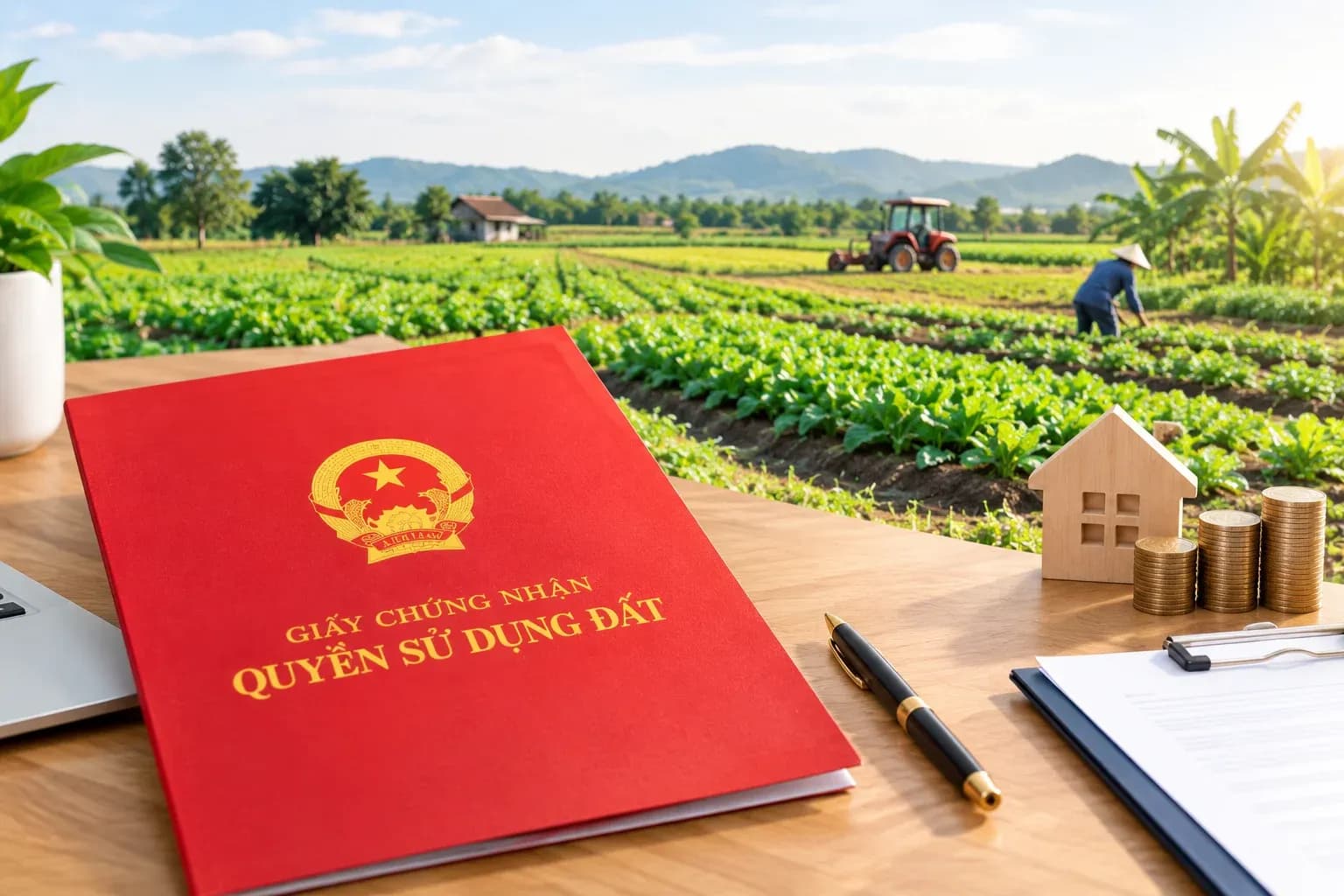 Vay thế chấp sổ đỏ đất nông nghiệp: Điều kiện, hồ sơ