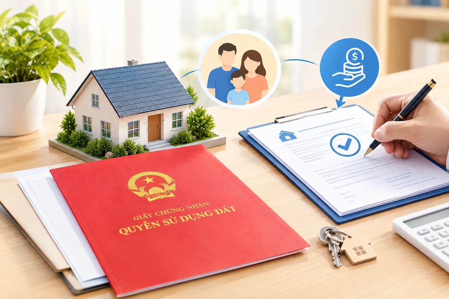 Vay Thế Chấp Sổ Đỏ Hộ Gia Đình: Ai Phải Ký? Thủ Tục 2026